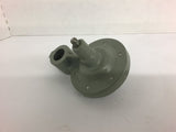 Diaphragm Aluminum 4" OD 1" Bore 1/8" Threaded Pipe Fitting