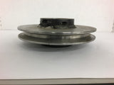 custom Split Pulley 8" Od Single Groove 2 7/16" Bore 5/8" Belt Width