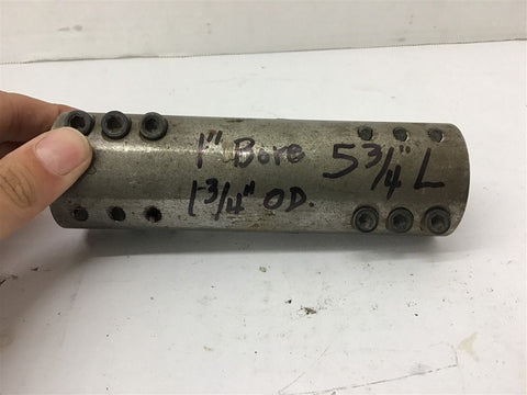 Shaft Coupling 1" Bore 1 3/4" OD 5 3/4" Long