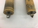 9" Long Conveyor Belt Rollers Lot of 2