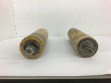 9" Long Conveyor Belt Rollers Lot of 2