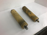 9" Long Conveyor Belt Rollers Lot of 2
