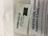 Napco 24500 625-25 Heater Coil Repair Kit 240 V 5000 W Lot of 2
