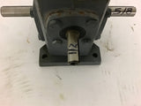 Boston 713-10-H 10:1 Ratio Right Left angle Gear Reducer 0.75 Input Hp