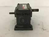 Boston WA309A-300-K 300:1 Ratio Parallel Gear Reducer .033 Input HP 1750 Rpm