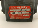 Hub City 0220-61203-214 20:1 Ratio Left Right Angle Gear Reducer Model 214