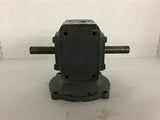 Boston F71310B5H 10:1 Ratio Left Right Angle Gear Reducer .75 Input Hp