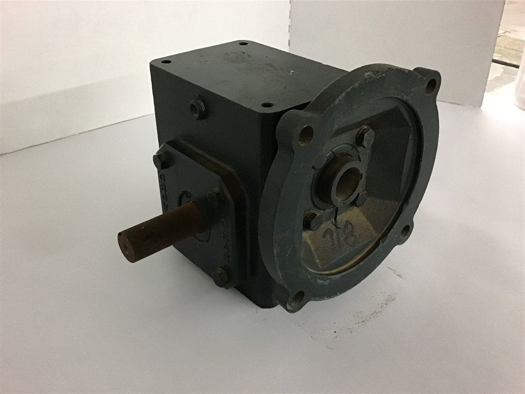 Grove Gear BMQ1175-2 50:1 Ratio Left Angle Gear Reducer .39 Input HP 140TC