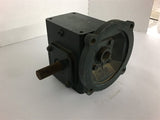 Grove Gear BMQ1175-2 50:1 Ratio Left Angle Gear Reducer .39 Input HP 140TC