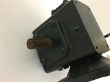 Grove Gear BMQ1175-2 50:1 Ratio Left Angle Gear Reducer .39 Input HP 140TC