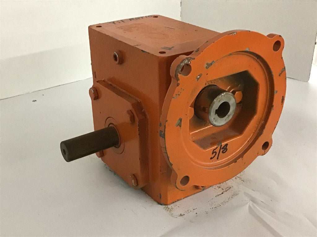 7:1 Ratio Left Right Angle Gear Reducer NO Data Plate