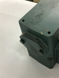 Grove Gear BMQ220-1 15:1 Ratio Right / Left Gear Reducer 1.56 Input HP 56C Fr