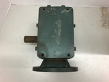 Grove Gear BMQ1262-2 .90 60:1 Left Angle Gear Reducer