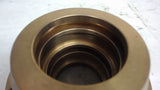 Flanged Brass Cylinder Rod Seal, 2.937" Od X 2.634" Long X 1.745" Bore