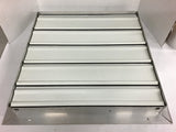 Dayton Pressure Opened and Gravity Closed 20" Aluminum Wall Shutter