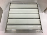 Dayton Pressure Opened and Gravity Closed 20" Aluminum Wall Shutter