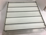 Dayton Pressure Opened and Gravity Closed 20" Aluminum Wall Shutter