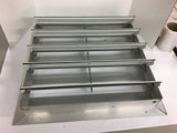 Dayton Pressure Opened and Gravity Closed 20" Aluminum Wall Shutter