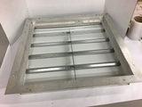 Dayton Pressure Opened and Gravity Closed 20" Aluminum Wall Shutter