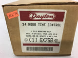 Dayton 6X758 24 Hour Time Control 60 Sec