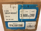 General Electric TFK236T200 Circuit Breaker 3 Pole 600 Volts 200 Amps