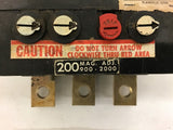 General Electric TFK236T200 Circuit Breaker 3 Pole 600 Volts 200 Amps