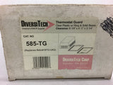 Diversi Tech 585-TG Thermostat Guard Clear Plastic w/ Ring and Solid Bases