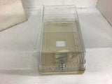Diversi Tech 585-TG Thermostat Guard Clear Plastic w/ Ring and Solid Bases