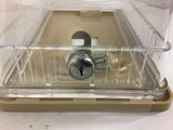 Diversi Tech 585-TG Thermostat Guard Clear Plastic w/ Ring and Solid Bases