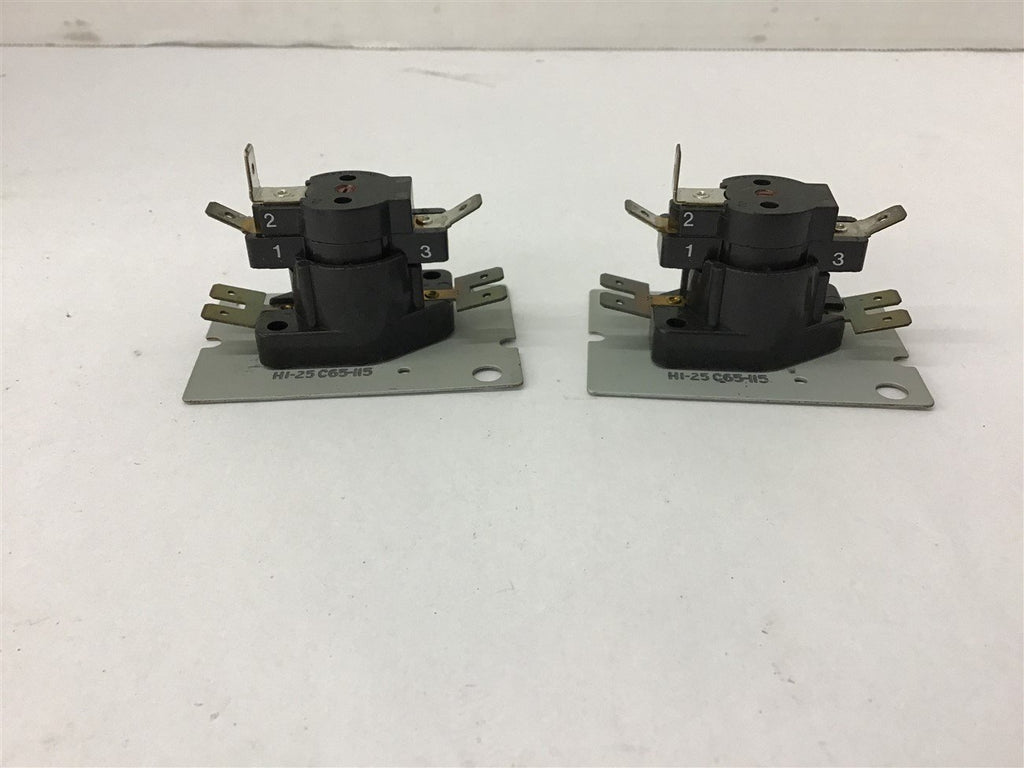 Therm-O-Disc HI-25C65-115 Lot of 2