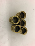 Parker Water Hose by Quick Couple Brass Fitting Lot of 5