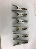 Spring Loaded Clamps 2'' Opening 6-3/4'' Long 25lb Opening Strength 1 lot of 6