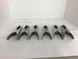Spring Loaded Clamps 2'' Opening 6-3/4'' Long 25lb Opening Strength 1 lot of 6