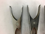 Spring Loaded Clamps 2'' Opening 6-3/4'' Long 25lb Opening Strength 1 lot of 6