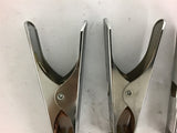 Spring Loaded Clamps 2'' Opening 6-3/4'' Long 25lb Opening Strength 1 lot of 6