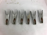 Spring Loaded Clamps 2'' Opening 6-3/4'' Long 25lb Opening Strength 1 lot of 6