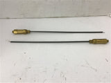 Bullwhip Conrader Company Throttle Control Cable 15 1/16" Long Lot of 2