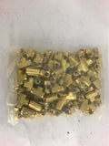 1/4'' Brass Tee lot of 100