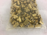 1/4'' Brass Tee lot of 100