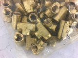 1/4'' Brass Tee lot of 100