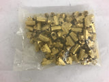 1/4'' Brass Tee lot of 100