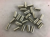 Aluminum Sleeves 1 1/4" Long 5/8" OD 0.021" Thickness Lot of 25