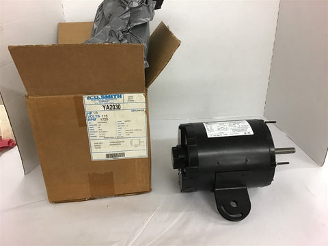A.O. Smith Ya2030 1/3 HP AC Motor 115 Volts 1725 Rpm 48YZ Frame
