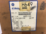 GE 5KHC39QN575GT 1/4 HP AC Motor 115/208-230 volts 1725 Rpm 48 Frame