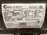 Century C048 7-173620-02 1/2 HP AC Motor 115/230 volts 850 Rpm Single Phase