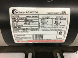 Century C048 7-173620-02 1/2 HP AC Motor 115/230 volts 850 Rpm Single Phase