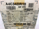 Leeson 101432.00 1/2 HP AC Motor 115/208-230 volts 3450 Rpm 48 Frame