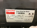 Dayton 6K083A 1/3 Hp AC Motor 115 Volts 1725 Rpm 56Z Frame Single Phase