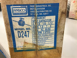 Fasco D247 1/6-1/8-1/12 HP AC Motor 230 volts 1550 Rpm 3 Speed