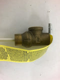 Watts 3/4 LF100XL 175-210 Relief Valve Self-Closing